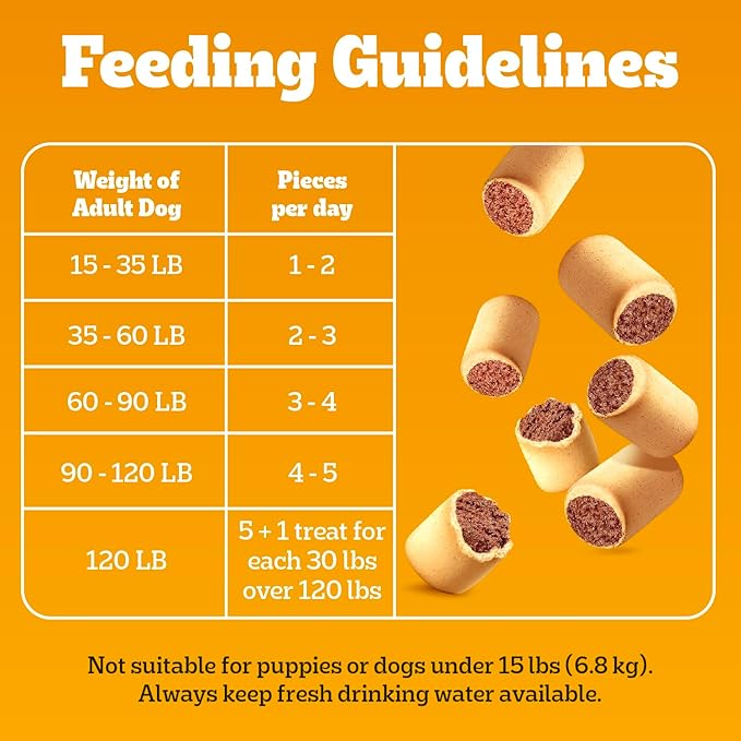 PEDIGREE MARROBONE Dog Treats Real Beef Flavor Crunchy Dog Biscuit, 6 lb. Pack - PAWPICO