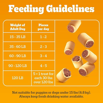 PEDIGREE MARROBONE Dog Treats Real Beef Flavor Crunchy Dog Biscuit, 6 lb. Pack - PAWPICO