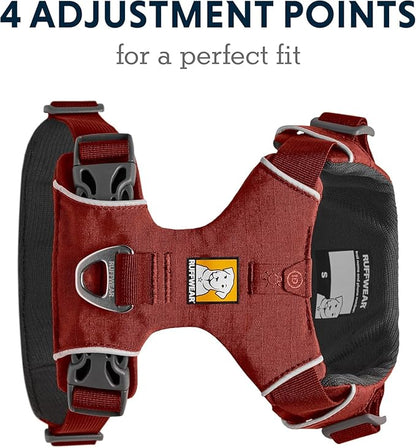 Ruffwear, Front Range Dog Harness, Reflective and Padded Harness for Training and Everyday, Red Clay, Small RuffwearInc