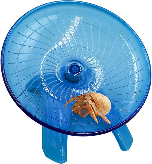 Oooct Hermit Crab Wheel Toy, Small Animals Cage Accessory, Suitable for Hermit Crab, Hamster, Rat Oooct
