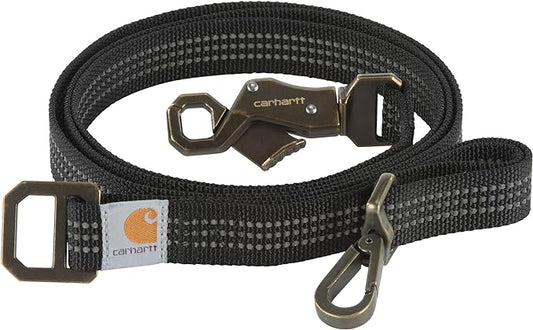 Carhartt Dog Leash Black/Brushed Brass, Large Carhartt