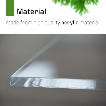 BELMAKS Set of 2 Clear Acrylic Fish Tank LED Light Holder Aquarium Lamp Hanging Aquarium Fixtures Support Stands Box Aquatic Fish Tank Lighting Tools 2PCS BELMAKS