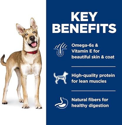 Hill's Science Diet Adult 1-6, Adult 1-6 Premium Nutrition, Dry Dog Food, Lamb & Brown Rice, 33 lb Bag - PAWPICO