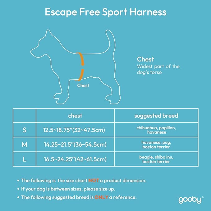 Gooby Escape Free Sport Harness - Pink, Small - No Choke Step-in Patented Neoprene Small Dog Harness with Four-Point Adjustment - Perfect on The Go Dog Harness for Medium Dogs No Pull and Small Dogs Gooby