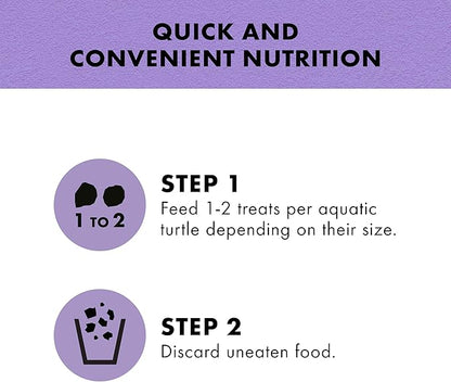 Zilla Turtle Chasers Floating Treats, Made with Real Shrimp, Resealable Bag Zilla