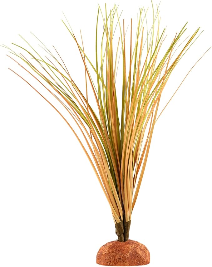 Fake Desert Dry Grass, Reptile Plants for Terrarium, Bearded Dragon Tank Accessories Habitat Decor fit Crested Gecko Leopard Lizard Chameleon Ball Python Snake WOLEDOE