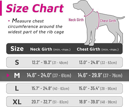 Eagloo Dog Harness Medium Sized Dog, No Pull Service Vest with Reflective Strips and Control Handle, Adjustable and Comfortable for Easy Walking, No Choke Pet Harness with 2 Metal Rings, Rose Red, M GoExplorewithEagloo