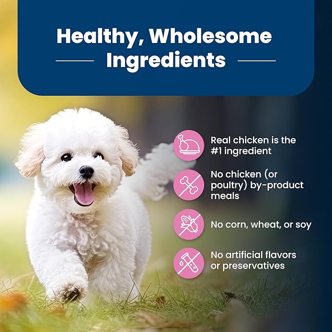 Blue Buffalo Life Protection Formula Adult Small Breed Dry Dog Food, Supports High Energy Needs, Made with Natural Ingredients, Chicken & Brown Rice Recipe, 5-lb. Bag - PAWPICO