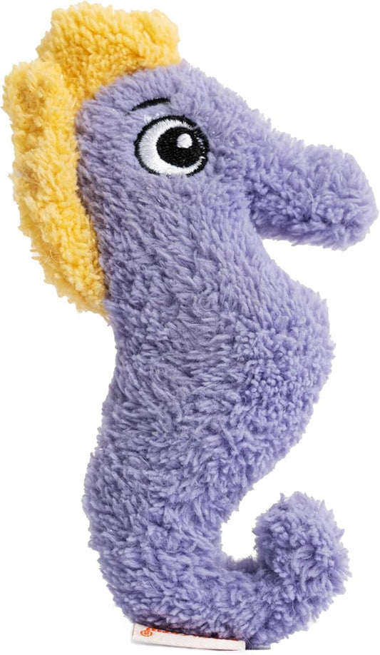 Interactive Catnip Cat Plush Toy, Ocean Theme, 5'', for All Breed Size Cats (Seahorse) - PAWPICO