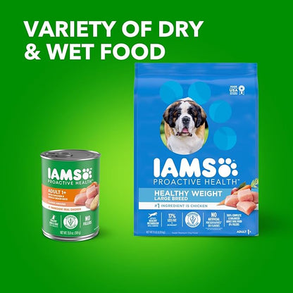 IAMS Proactive Health Healthy Weight Control Large Breed Adult Dry Dog Food with Real Chicken, 29.1 lb. Bag - PAWPICO