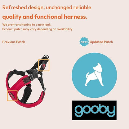 Gooby Escape Free Sport Harness - Pink, Small - No Choke Step-in Patented Neoprene Small Dog Harness with Four-Point Adjustment - Perfect on The Go Dog Harness for Medium Dogs No Pull and Small Dogs Gooby