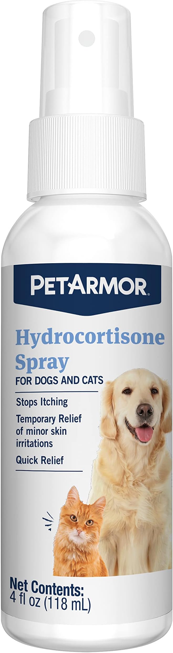 PetArmor Hydrocortisone Spray for Dogs & Cats, 4 oz PetArmor