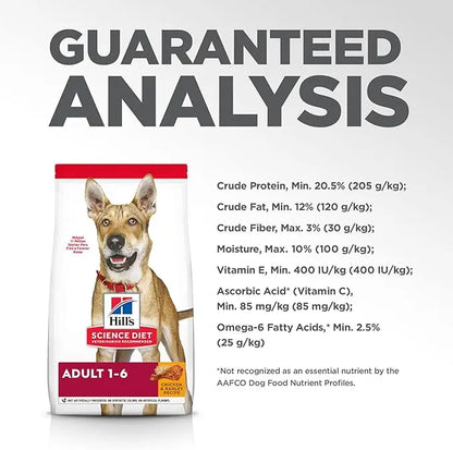 Hill's Science Diet Adult Chicken & Barley Recipe Dry Dog Food, 5 lbs. - PAWPICO