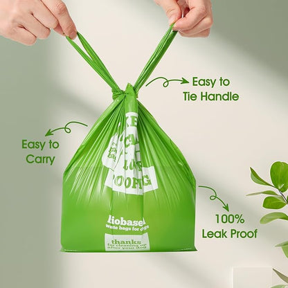 Dog Poop Bags with Handles 300 Bags Leak Proof and Easy Open Dogs Waste Bags for Walking Dogs Cats Litter - PAWPICO