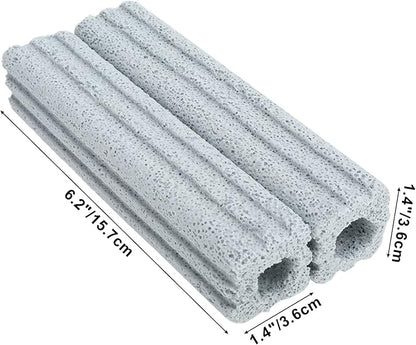 Ceramic Bio Filter Media for Aquarium Sump Canister Pond Fish Tank, Vast Surface Area (6.2" Length / 56pcs) RealPlus