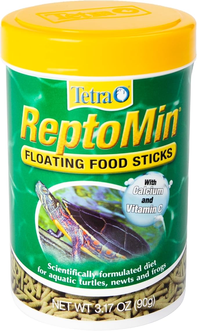 Tetra ReptoMin Floating Food Sticks 3.17 Ounces, for Aquatic Turtles, Newts and Frogs (1 CASE of 24 Individual 3.17 Ounce Bottles) Tetra