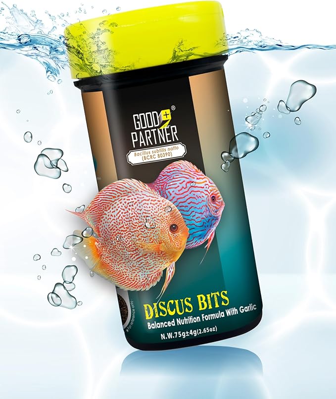 Purify Series for Discus Fish Food, Tropical Sinking Pellets, Suitable for Angelfish, Cichlids and Fish, All Natural Ingredients, 2.65 oz (Pack of 1) GOODPARTNERFishFoodPurifySeries