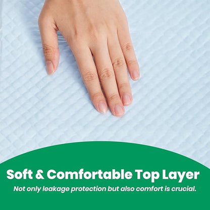 Bed Pads Disposable [50-Pack] Underpads 28x34 Incontinence Heavy Duty Chux Pads Absorbent Polymer Protective Bed Pads, Pee Pads for Kids, Adults & Elderly, Leak Proof - PAWPICO
