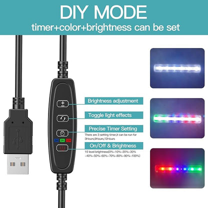 Betta Fish Tank, 2 Gallon Glass Aquarium Starter Kit, Small Fish Tank with Filter and Light.(Black) Pronetcus