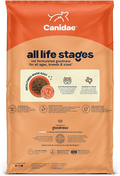 CANIDAE All Life Stages Lamb Meal & Rice Formula Dog Dry 27 Pound (Pack of 1) - PAWPICO