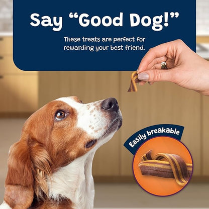 Blue Buffalo Sizzlers Natural Soft Dog Treats, Bacon-Style Soft-Moist Dog Treats with Real USA Pork, Original Flavor, 6-oz Bag - PAWPICO