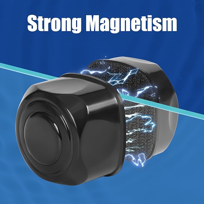 AQUANEAT Aquarium Fish Tank Cleaner, Magnetic Glass Cleaner, Algae Remover for Fish Tank(Not for Acrylic and Plastic Tanks) Aquaneat