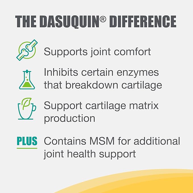 Nutramax Laboratories Dasuquin with MSM Joint Health Supplement for Small to Medium Dogs - With Glucosamine, MSM, Chondroitin, ASU, Boswellia Serrata Extract, and Green Tea Extract, 84 Soft Chews NutramaxLaboratories