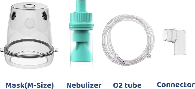 Lying Down Nebulizer Cup and Inhaler Mask for Cats and Small Dogs, Oxygen Mask for Pets (No Nebulizer Device) (M) WhaleSing