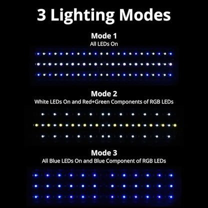 NICREW 20W Saltwater Aquarium Light, Marine LED Reef Light for Corals, Programmable Timer Controller, 18 to 24-Inch NICREW