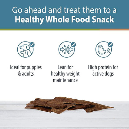 JustFoodForDogs Limited-Ingredient Beef Liver Healthy Dog Treats, Preservative-Free, Made in The USA, 5 oz - PAWPICO