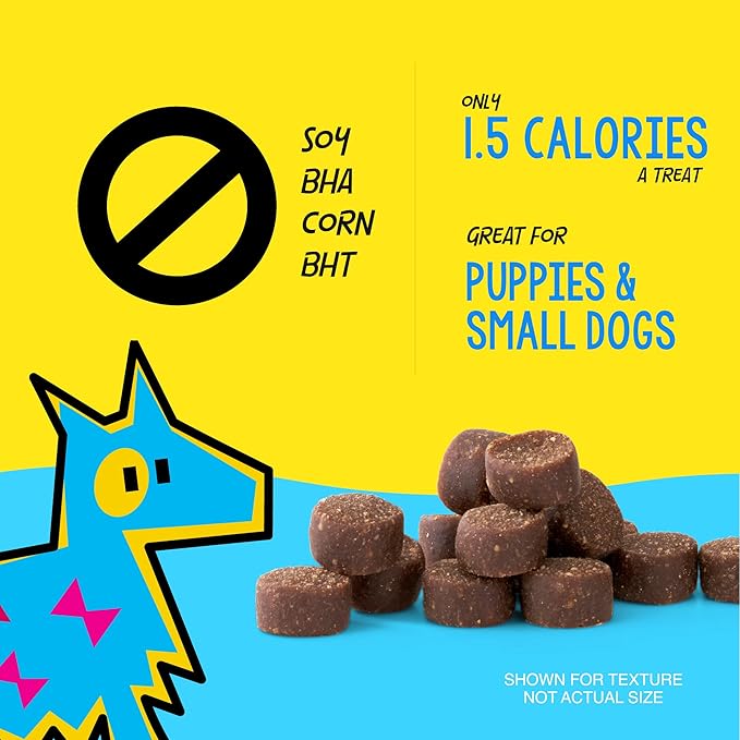 Crazy Dog Mini Train-Me! Training Treats 10 oz. Pouch, Chicken Flavor, with 500 Treats per Bag, Recommended by Dog Trainers - PAWPICO