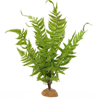JIHAQUA Lifelike Reptile Tank Plant Decor - Realistic Artificial Plastic Plant for Terrariums and Pet Enclosures (Style B) JIHAQUA