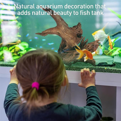WDEFUN Natural Driftwood for Aquarium Decor, 3-Piece 7''-11'' Large Driftwood for Decorations on Fish Tank, Reptiles Bearded Dragon Accessories or Air Plants WDEFUN