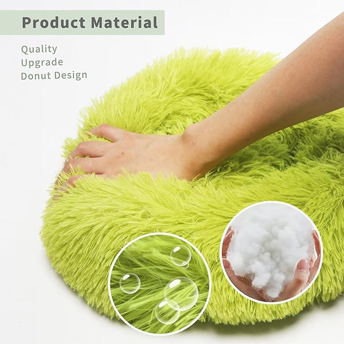 Hamster Bed Soft Warm Cushion for Small Animal - Comfortable Sleep Mat Pad for Guinea Pigs/Hedgehog/Squirrel/Mice/Rats/Chinchilla Nest House 11.8 inch Green - PAWPICO