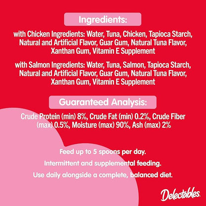 Hartz New Delectables Lickable Spoon Interactive Lickable Cat Treats for Quick & Easy Bonding, Variety Pack 32ct Hartz