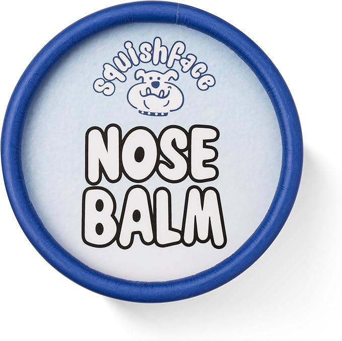 Squishface Nose Balm - Soothe & Protect Dry, Cracked Dog Snouts - Plant-Based, Lick-Safe Formulation to Aid in Relief of Hyperkeratosis - Great for All Breeds! (1.75 oz) Squishface