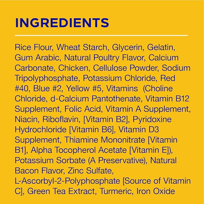 PEDIGREE DENTASTIX Dual Flavor Large Dog Dental Treats, Bacon & Chicken Flavors Dental Bones, 1.47 lb. Pack (32 Treats) - PAWPICO