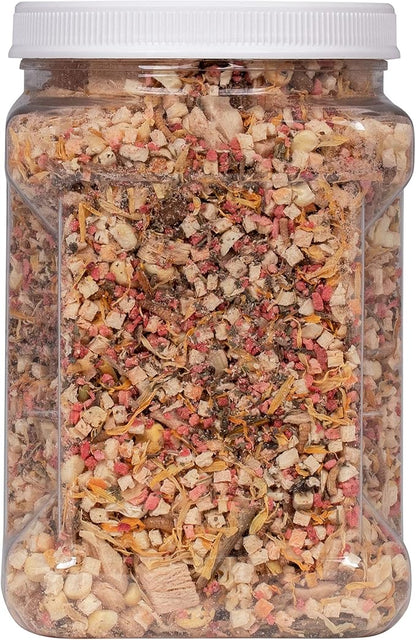 Box Turtle Food Instant Meal for Reptiles - Nutritious Turtle Food, Tortoise Habitat Accessories, Tortoise Food - Made in USA, Quick Prep - 10.5 oz (310g) HealthyHerp