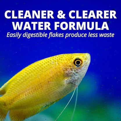 TetraColor Tropical Flakes, Color Boosting Fish Food, Nutritionally Balanced Diet for Tropical Fish, 2.2 lbs Tetra