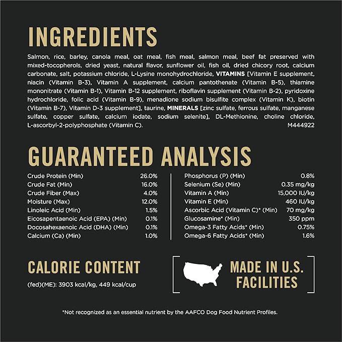 Purina Pro Plan Sensitive Skin and Stomach Dog Food Dry, Adult Salmon & Rice Formula, Digestive Health - 4 lb. Bag - PAWPICO