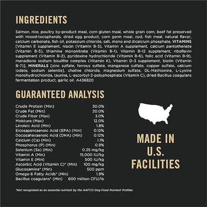 Purina Pro Plan Sport Performance 30/20 Salmon & Cod Formula Dry Dog Food - 33 lb. Bag - PAWPICO