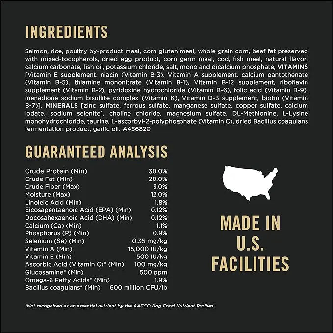 Purina pro plan Sport Performance 30/20 Salmon & Cod Formula Dry Dog Food - 6 lb. Bag - PAWPICO