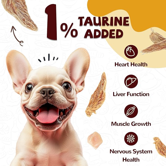 Chicken Jerky Dog Treats, Lower Moisture Content, Healthy Premium Chewy Dog Jerky Treats, 10.6 oz - PAWPICO