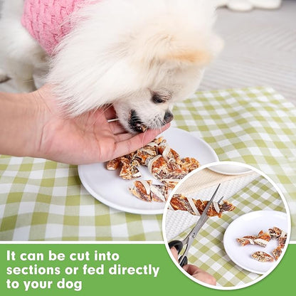 MON2SUN Dog Treats, Triple Flavor Jerky Twist Sticks, 5-7 Inch Chicken Duck and Codfish Sticks Dog Chews for Small Dogs, Healthy Dog Snacks, 10.58 oz (15 Count-Pack of 1) - PAWPICO