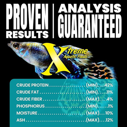 Xtreme Community Crave Flake - Krill & Spirulina Blend for Vibrant Colors, Immune Support and Digestive Health, Tropical & Freshwater Fish Nutrition – Premium Community Aquarium Food (1oz) XtremeAquaticFoods