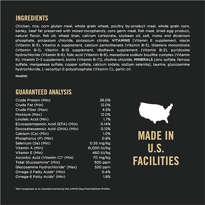 Purina Pro Plan High Protein, Digestive Health Large Breed Dog Food Dry, Chicken and Rice Formula - 47 lb. Bag - PAWPICO