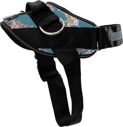 ShawnCo Essential Dog Harness, No-Pull Pet Vest with 3 Leash Clips, No Choke, Reflective, Adjustable and Padded, for Easy Walking and Training for Small, Medium and Large Dogs (Freckle's Garden, XS) SHAWNCO