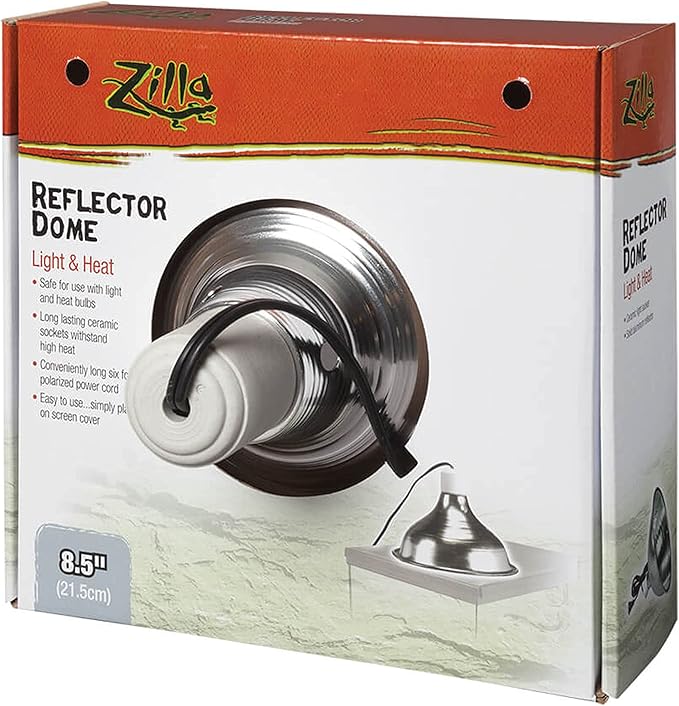 Zilla Silver Reflector Domes 8.5 Inches Zilla