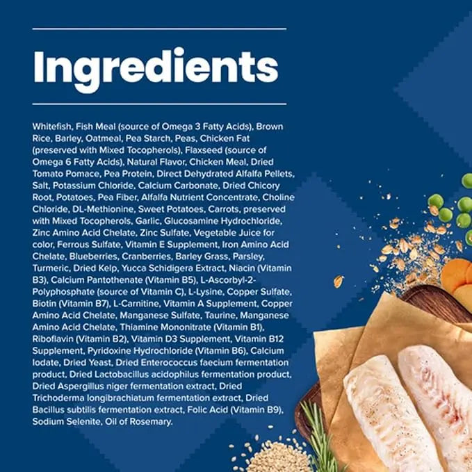 Blue Buffalo Life Protection Formula Adult Dry Dog Food, Helps Build and Maintain Strong Muscles, Made with Natural Ingredients, Fish & Brown Rice Recipe, 34-lb. Bag - PAWPICO