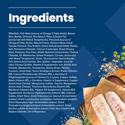 Blue Buffalo Life Protection Formula Adult Dry Dog Food, Helps Build and Maintain Strong Muscles, Made with Natural Ingredients, Fish & Brown Rice Recipe, 34-lb. Bag - PAWPICO